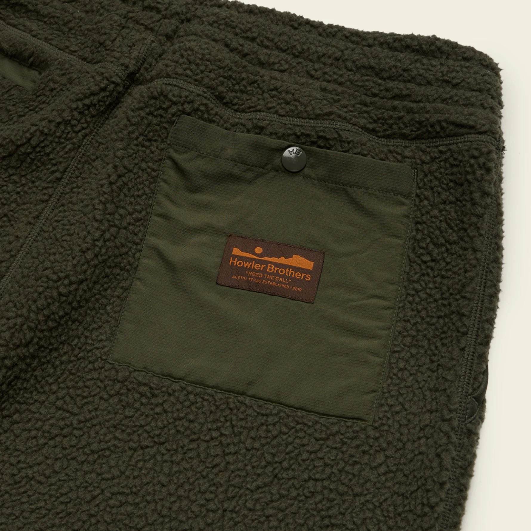 Howler Bros. Pelusa Fleece Pants - Pine Needle Green | Men's