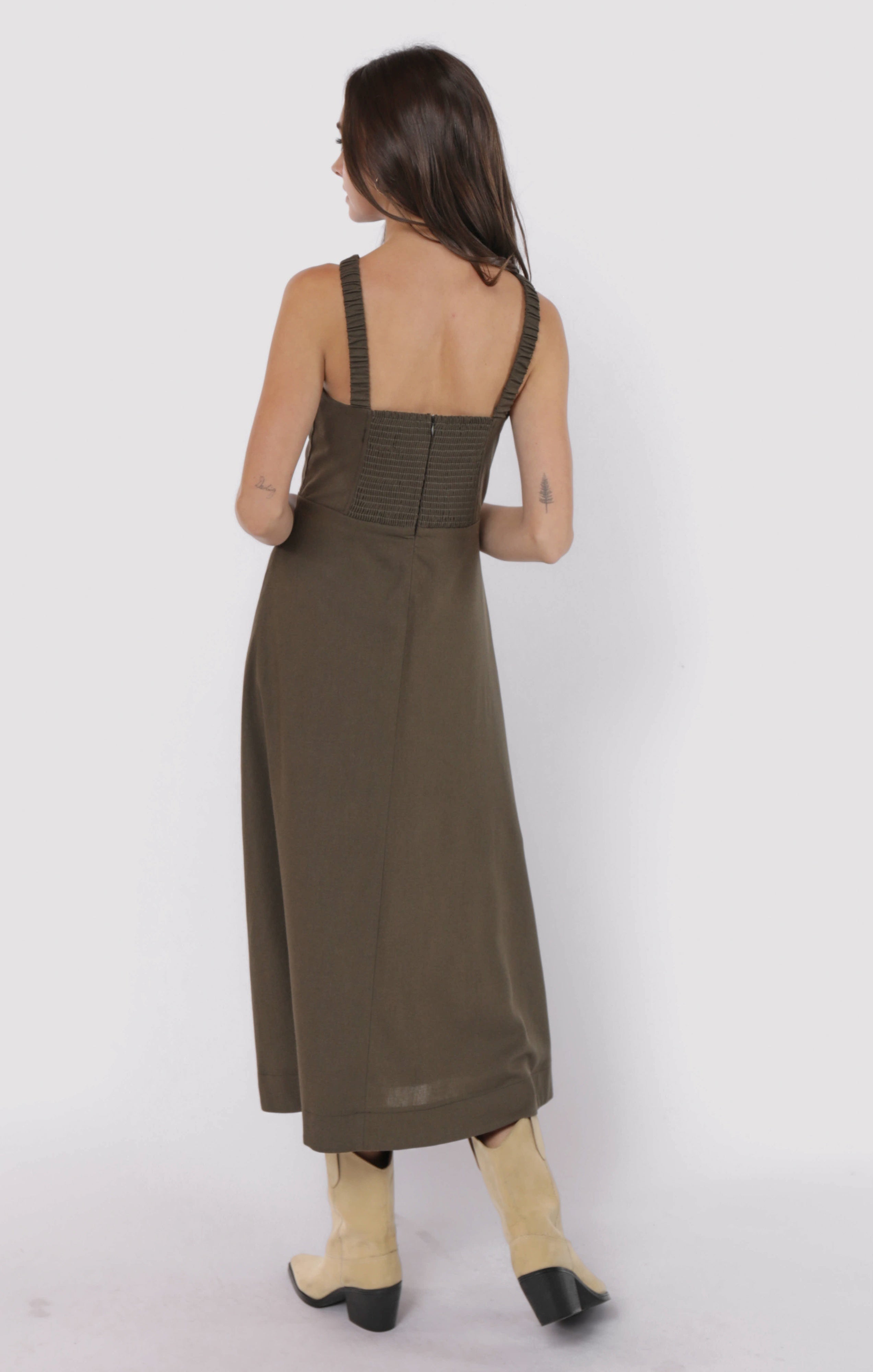 SADIE & SAGE | Backyard Linen Dress (M - MEDIUM)